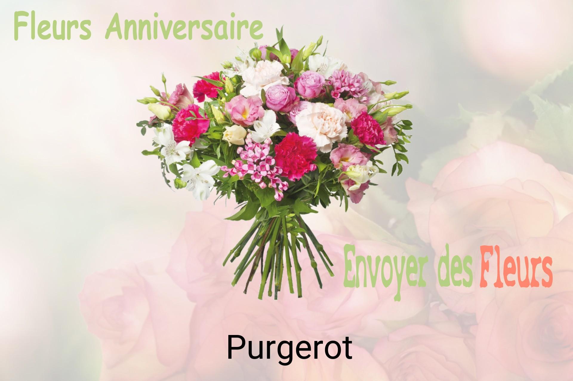 Bouquet de fleurs d’anniversaire livré à Purgerot